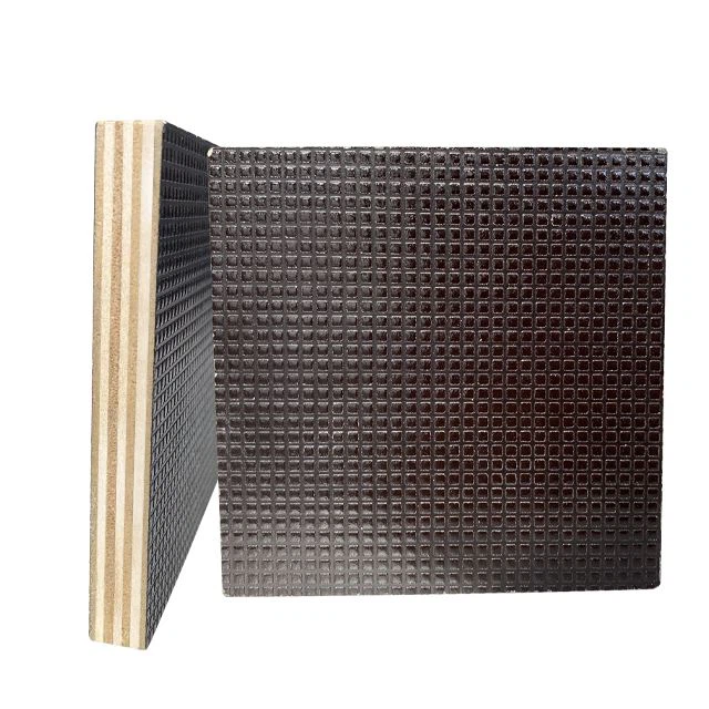 Black Brown Anti-slip Film Faced Plywood For Construction