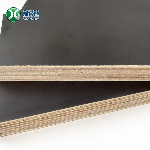 Kev lag luam 18mm Formwork System Concrete Plywood Shuttering Plywood Zaj duab xis Faced Plywood