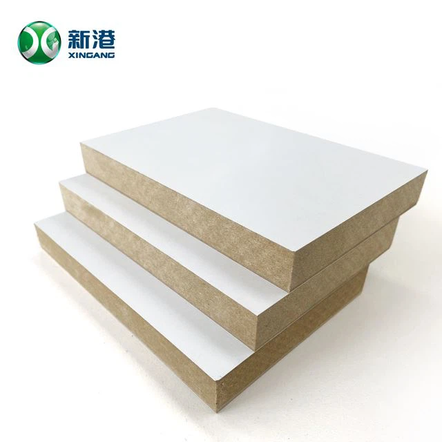 Melamine MDF Ob Sab Nrog Melamine Ntawv Laminated Boards