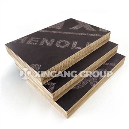 1220x2440x18mm Brown Zaj duab xis / Dub Zaj duab xis ntsej muag Plywood