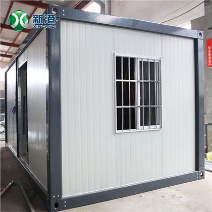 Prefab Folding Container Tsev Folding Prefabricated Lub Tsev Chaw Ua Haujlwm Folding Flat Pack Container Lub Tsev