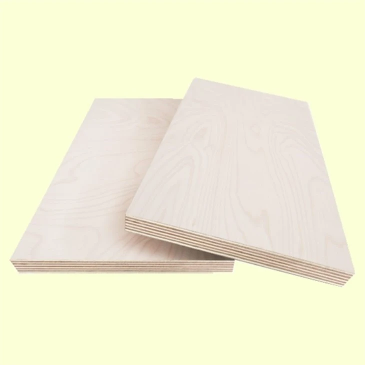 Pheej yig coj mus muag Plywood Poplar Veneer Ntuj Ntoo Core
